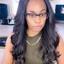 Straightening curly hair add on