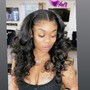 Updo on wig or sewin add on