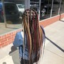 Med-large knotless braids hair included