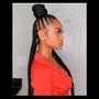 Slick ponytail