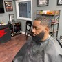 Men’s under cut with beard