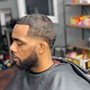 Men’s under cut with beard