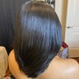 Blowout /Silk Press /Trim (Natural Hair)