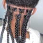 Medium Knotless Braids