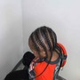 Men Straight/ Stitch braids