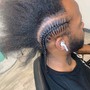 Men Straight/ Stitch braids