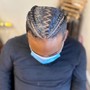 Men cornrows