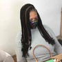 Medium Knotless Braids