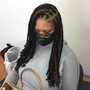 Medium Knotless Braids