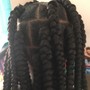 Sister locs retie/interlock 4directional