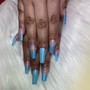 Gel nail extensions