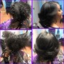 Natural Hair Silk Press