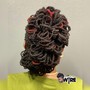 Full Service w/ CURLS (perm rods or pipecleaner install)