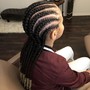 Knotless  Braids medium/mid back