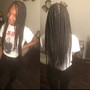 Knotless  Braids medium/mid back