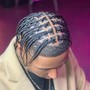 Mens Box Braids (HALF HEAD)