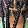 Midback Knotless Braids