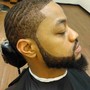 Men's Cut with no razor and no service on the beard or mustache