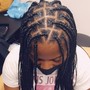 Med. Knotless Bohemian Box Braidz