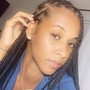 Heart braided Knotless Braids