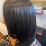 Blowout /Silk Press /Trim (Natural Hair)