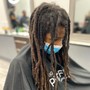 Men Invisible Loc Look Style (Medium Length)