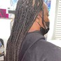 M Knotless Braids (Mid-back)