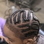 Kid's Braids(no hair added)