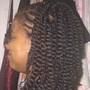 Comb twist / Twist out