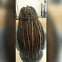 Large Knotless Box Braids