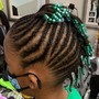 Kid's Braids with Extensions