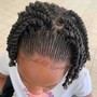 Braid down for a sew in