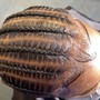 Medium Goddess knotless braids