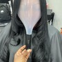 Micro wefts  Extensions retouch