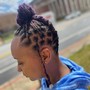 Loc retwist + 2strand twist (high top ONLY)