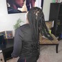 Loc Extensions Install (specifically for double or Single ended dread locs) hair not included