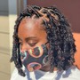 Butterfly locs Bob length