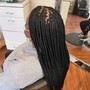 Bohemian Small/medium Knotless Braids