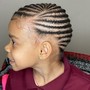 Man Bun Braids / Natural style (Men/little boys)