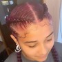 2 feed in braids