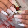 Marble Acrylic Nail