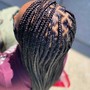 Medium Boho Knotless Braids