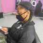 Smedium Knotless Braids Butt Length