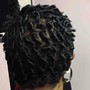 Relaxer touch up