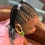 Kid's braids with extensions