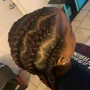 2 French braids