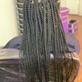 Smedium Knotless Box Braids