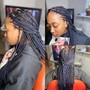 Large Mid-Back Knotless Braids