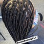 Distressed faux locs 28”- 30”