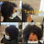 Twist Out/Natural Twist style